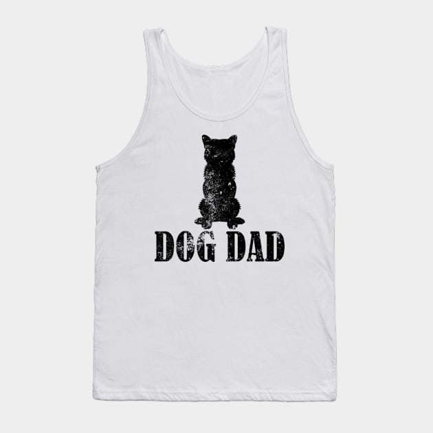 Shiba Inu Dog Dad Tank Top by AstridLdenOs